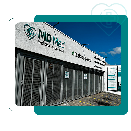 Fachada da clínica MD Med em Jacareí