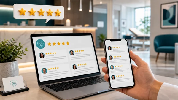 Avaliações 5 estrelas no Google